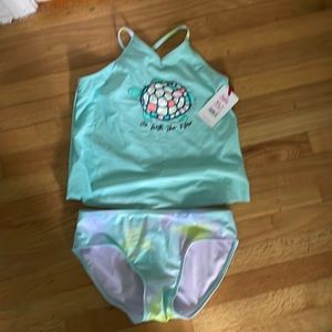 Justice Girls Tankini XL+, Tags still on